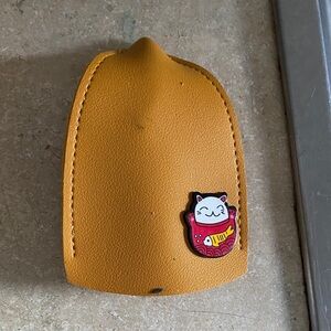 Yellow Keychain Cover for Keys